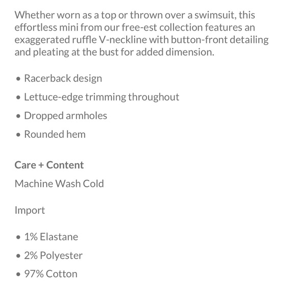 Free People “FP Beach” Erika Mini Dress - Xs, Washed Geranium - Picture 7 of 8